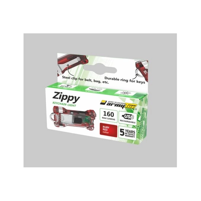 Φακός Μπρελόκ Armytek Zippy Red