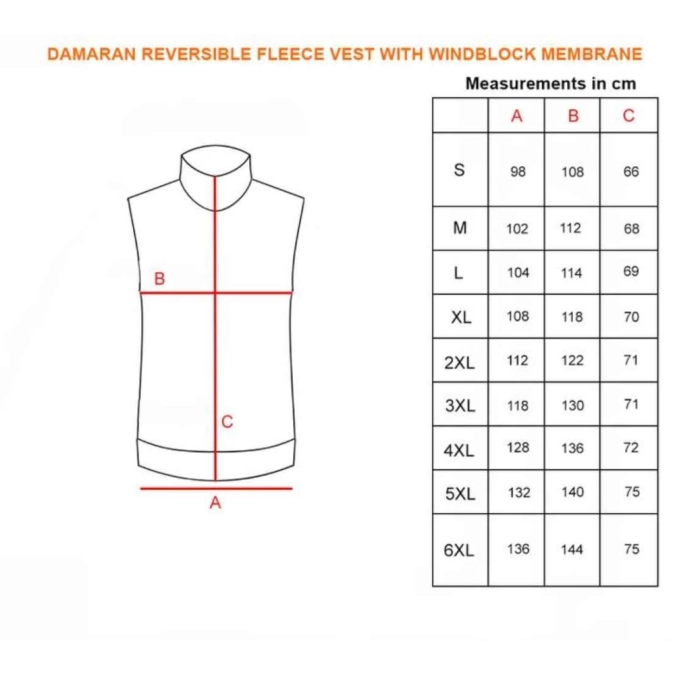 Chameleon Damaran Olive/HV Reversible Fleece Vest – Windblock & Teflon™ Technical Hunting Vest